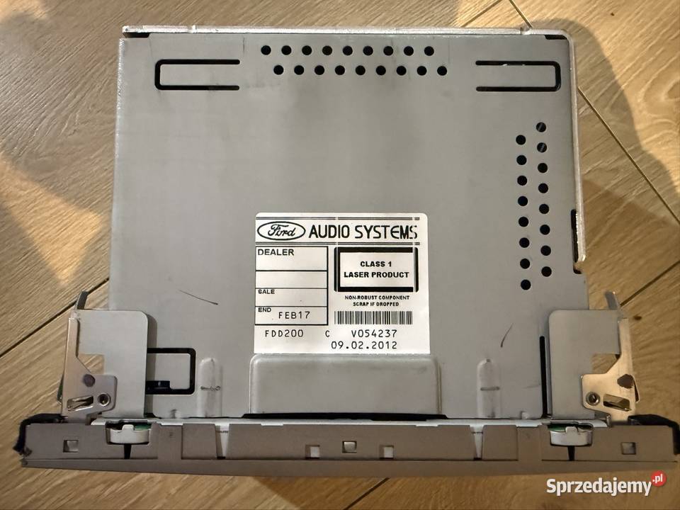 Radio Ford 6000 CD z kodem Rok produkcji 2012 Tyczyn