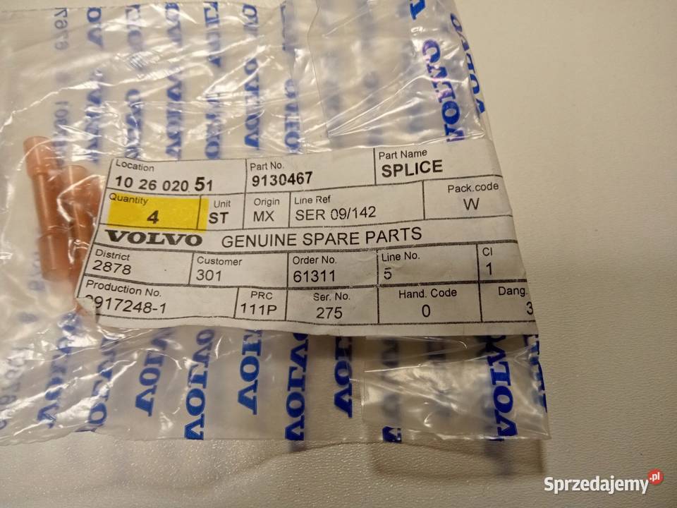 ŁĄCZNIK TULEJOWY TULEJKA VOLVO Nowy Tomyśl