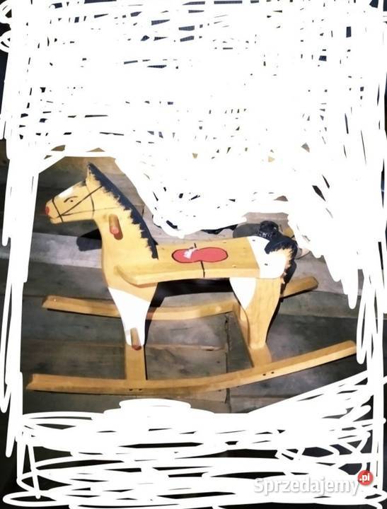 Konik na biegunach drewniany podkarpackie
