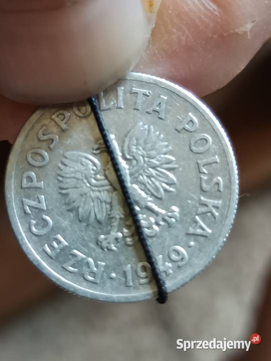 Sprzedam monete 50 gr 1949 r mala skretka Chełm