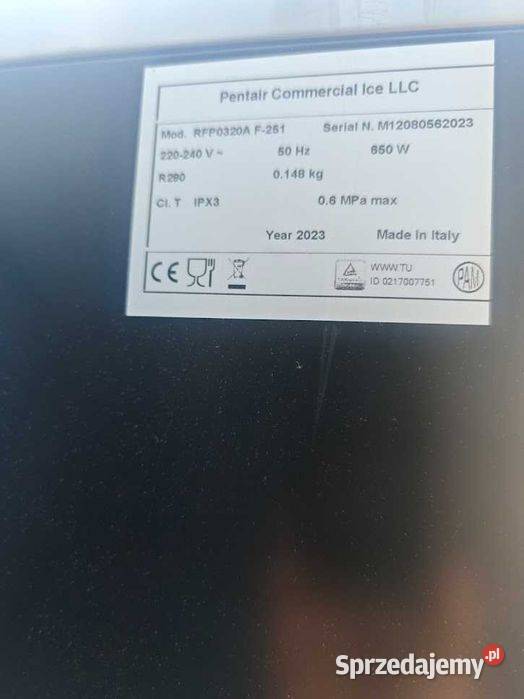 Łuskarka do lodu Manitowoc RFP0320A 18024h na Góra sprzedam