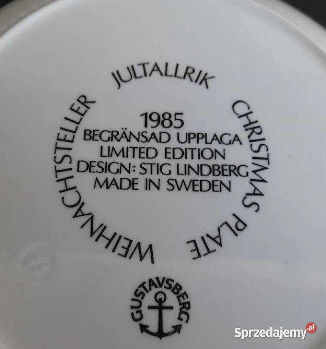 Talerz kolekcjonerski świąteczny