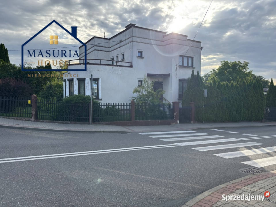 Unikatowy dom w Lubawie asfalt warmińsko-mazurskie