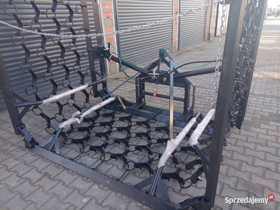 Włóka łąkowo polowa 6m hydrauliczna Metal nieuszkodzony łódzkie