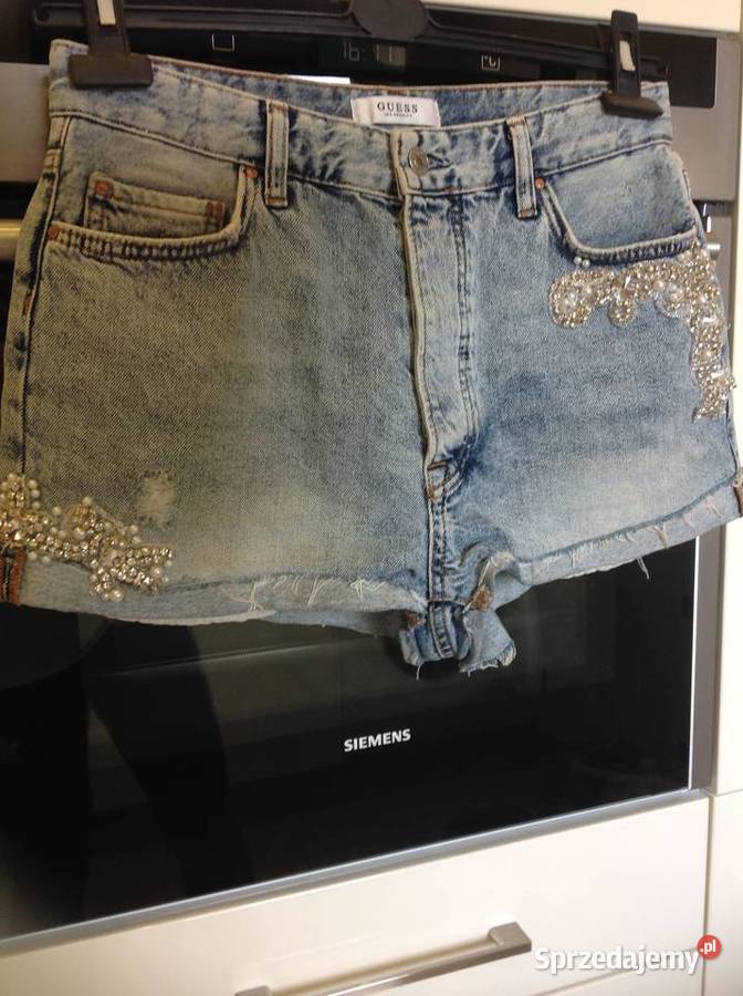 Spodenki Krótkie Jeans Damskie GUESS 38 Nowe niebieski