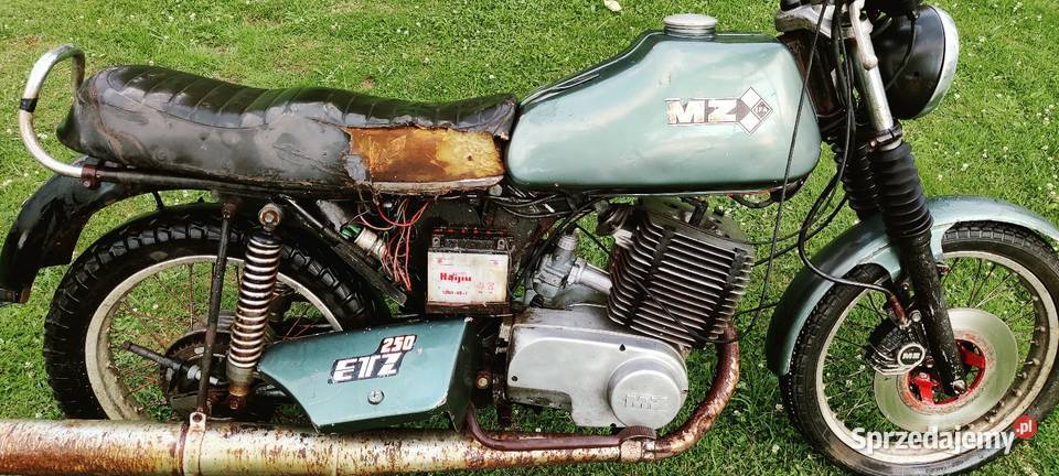 MZ ETZ 250 do renowacji na części benzyna Juszczyn sprzedam