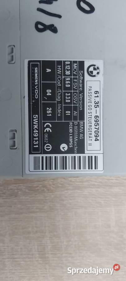 Moduł sterownik PDC BMW 5 E60 61356957094 osobowe Szczecin sprzedam