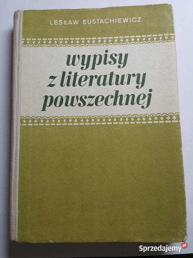 KSIĄŻKA Wypisy z literatury powszechnej L Złotniki