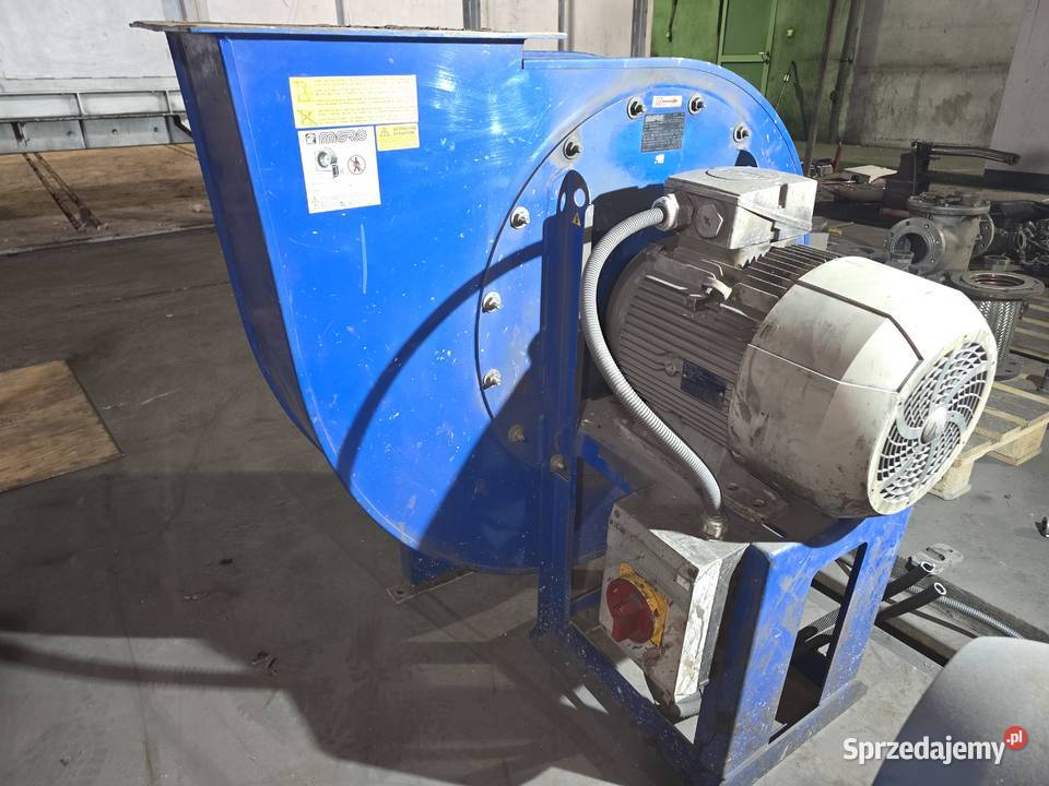 Wentylator duży przemysłowy 15kw stan Elbląg sprzedam