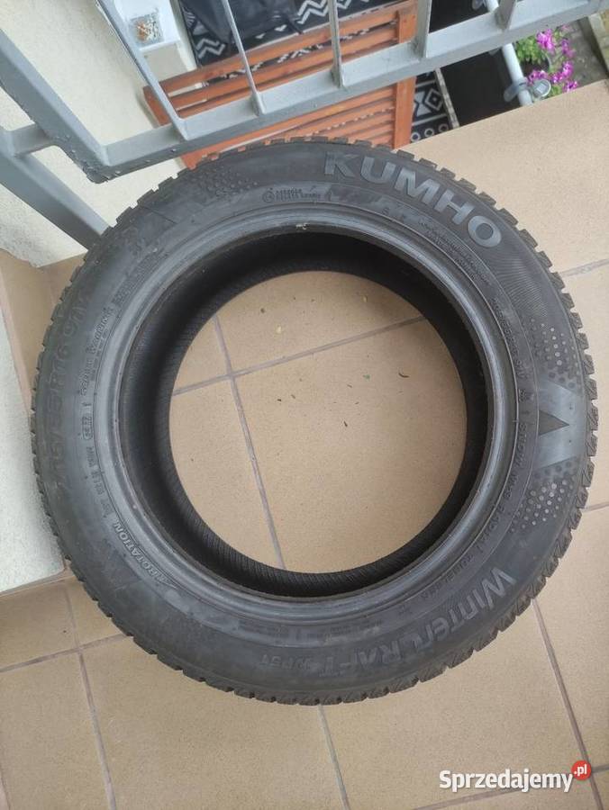 Opony zimowe Kumho Wintercraft 20555 R16 2022 8 Samochodowe dolnośląskie Wrocław