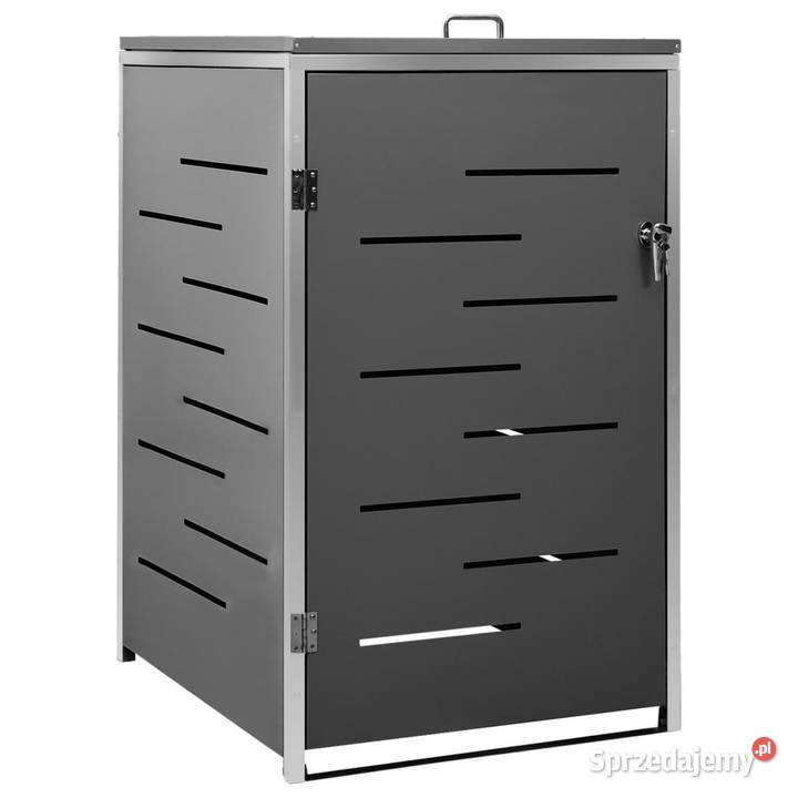 Osłona na 1 kosz na śmieci 69x775x1125 stal sprzedam