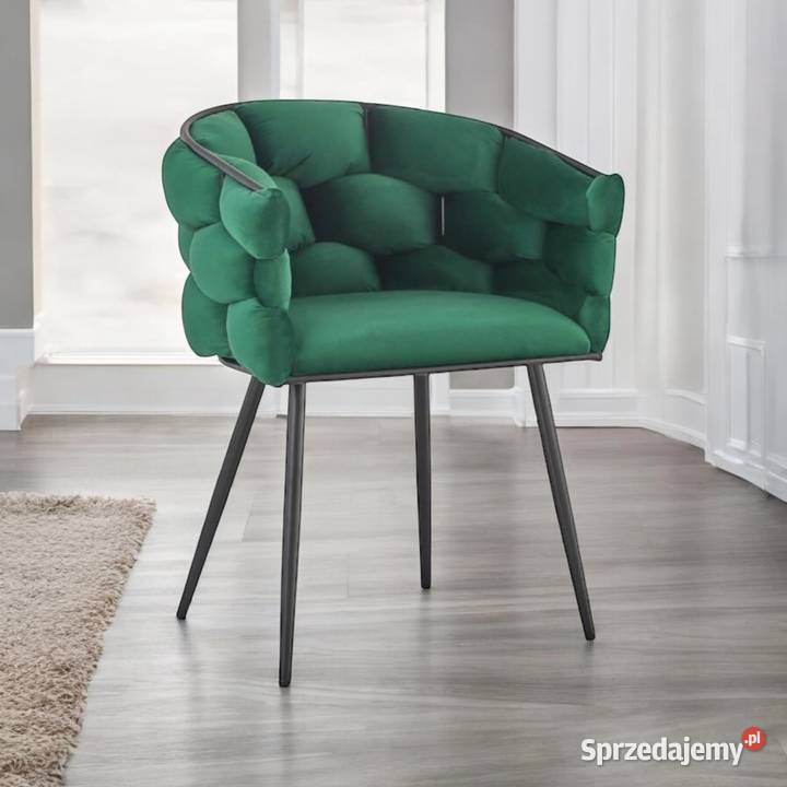 Krzesło Tapicerowane Aya Butelkowa Zieleńwysyłka Tarchały Małe