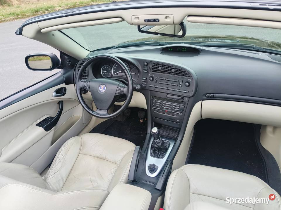 Saab 93 20 Turbo benzyna CABRIO zar w tempomat Gryfino