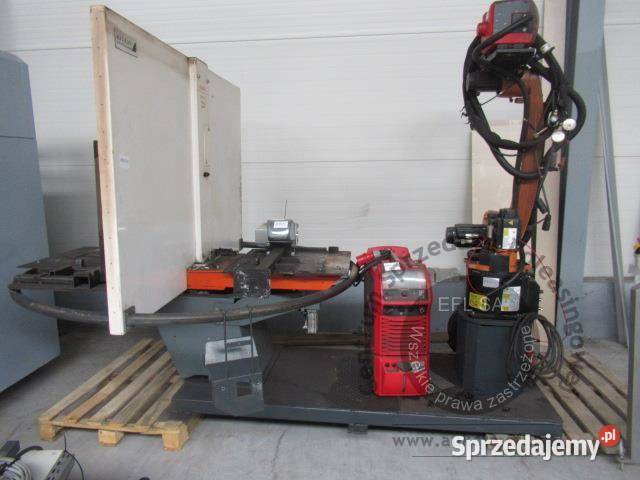 Stanowisko spawalnicze z robotem Kuka KR6 R1820 Produkcja Magnice