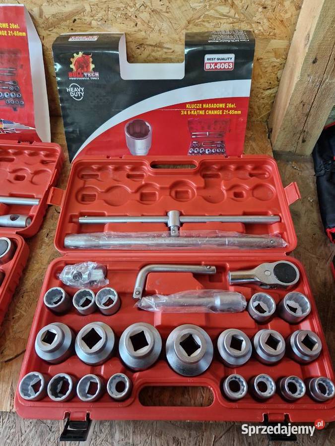 ZESTAW KLUCZY NASADOWYCH 26el 34 2165 12kąt sprzedam