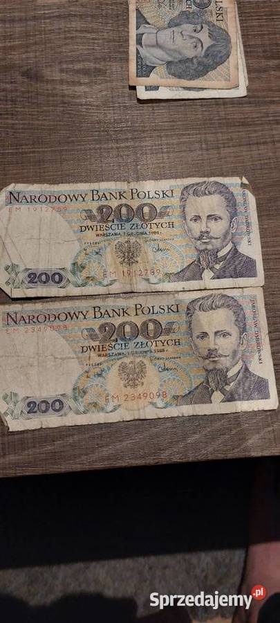 Sprzedam banknoty 200zl