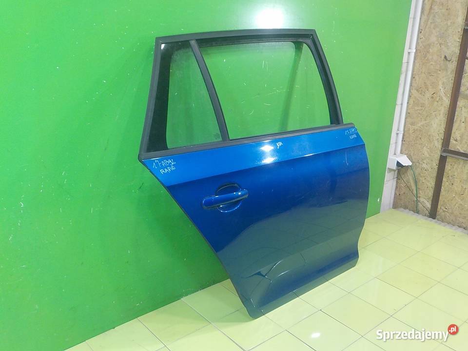 SKODA RAPID 14 TDI 16r 5D drzwi prawe tyl Suków sprzedam
