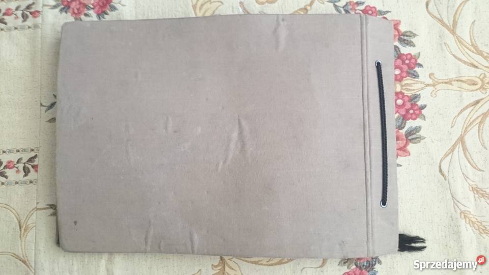 Stary niemiecki album do zdjęć fotografii Ostrów Wielkopolski