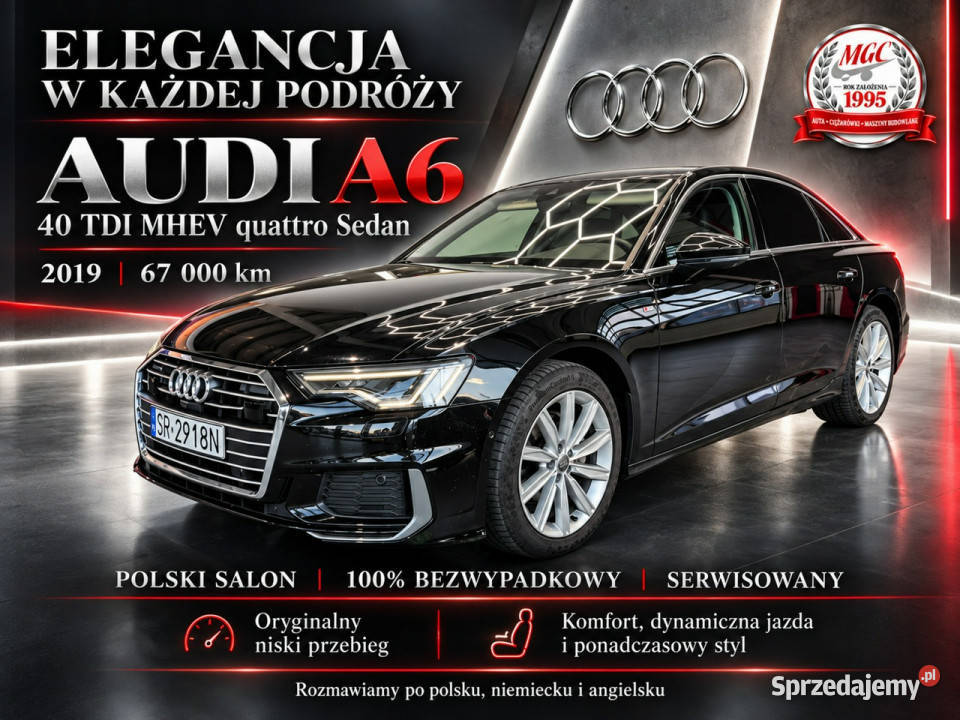 Audi A6 Limousine Audi A6 Limousine 40 TDI mHEV śląskie