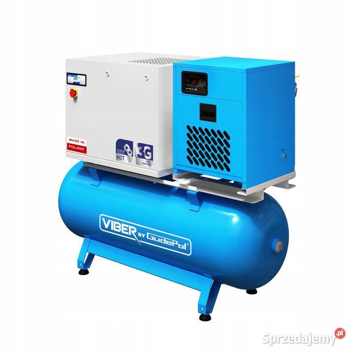 KOMPRESOR ŚRUBOWY VIBERSYSTEM 10B300L 270L 750LM Kompresory i osprzęt