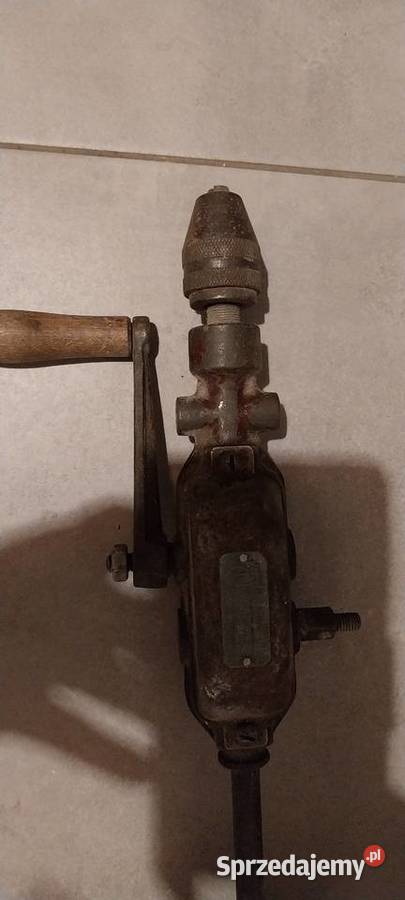 Wiertarka ręczna na korbkę działająca Ciechocinek