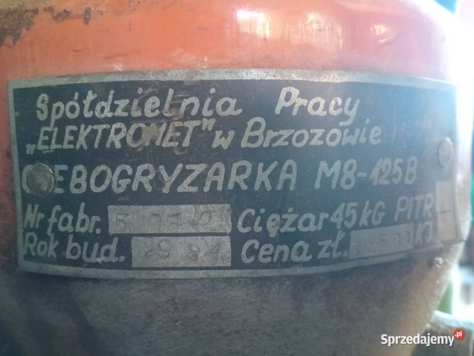 Glebogryzarka M8 125B Mrówka Strzelce Krajeńskie