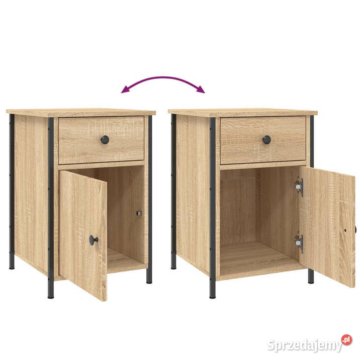 Szafki nocne 2 dąb sonoma 40x42x60 WM825906 Warszawa