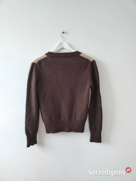 Wełniany sweter Solar Vintage Romby Swetry i golfy Jasło