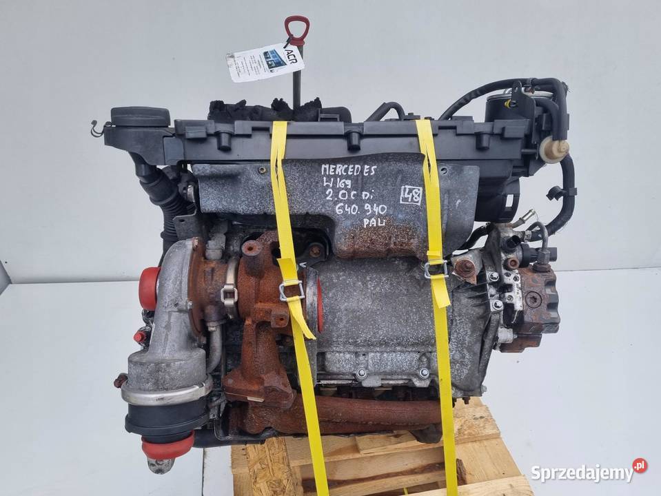 SILNIK KOMPLET Mercedes W169 A180 18 20 CDI 109 osobowe Rudka