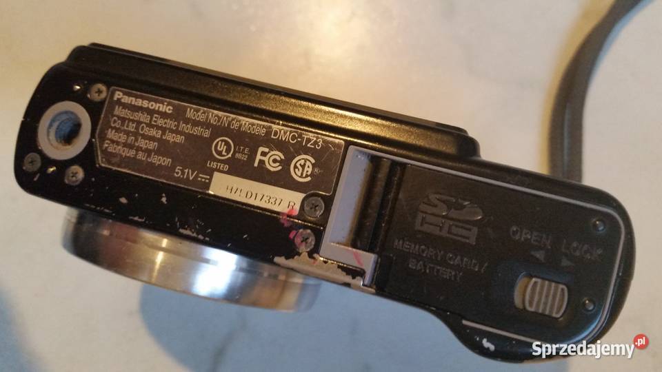 Aparat LUMIX DMCTZ3 plus ladowarka DEA45B lubelskie Puławy