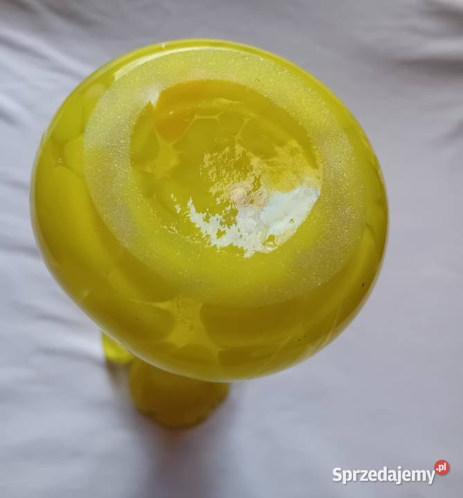 Ręcznie formowany wazon ze szkła Spatter Glas Koźminek