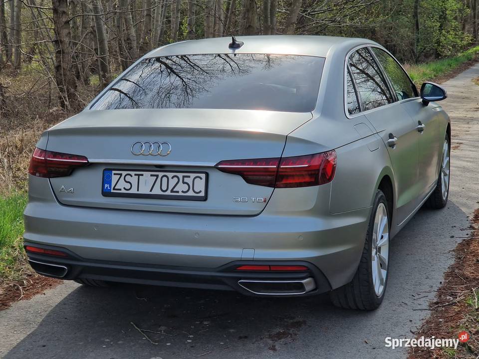 Audi A4 B8 FL 20202021 20 TDI MHEV Sedan Szary hybryda Stargard sprzedam