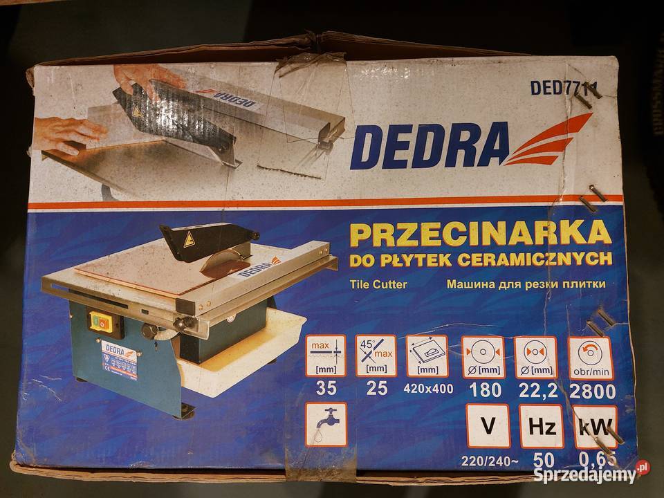 przecinarka do glazury DEDRA DED7711 maszyna do sprzedam
