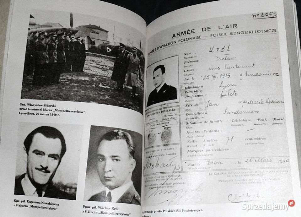 Polskie skrzydła Francją Wacław Król miękka lubelskie
