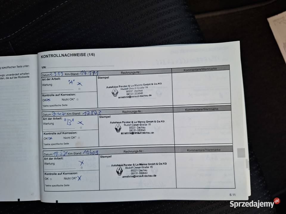 Renault Megane 12 100 56825 Serwis ASO 6 Biegów Wodzisław Śląski