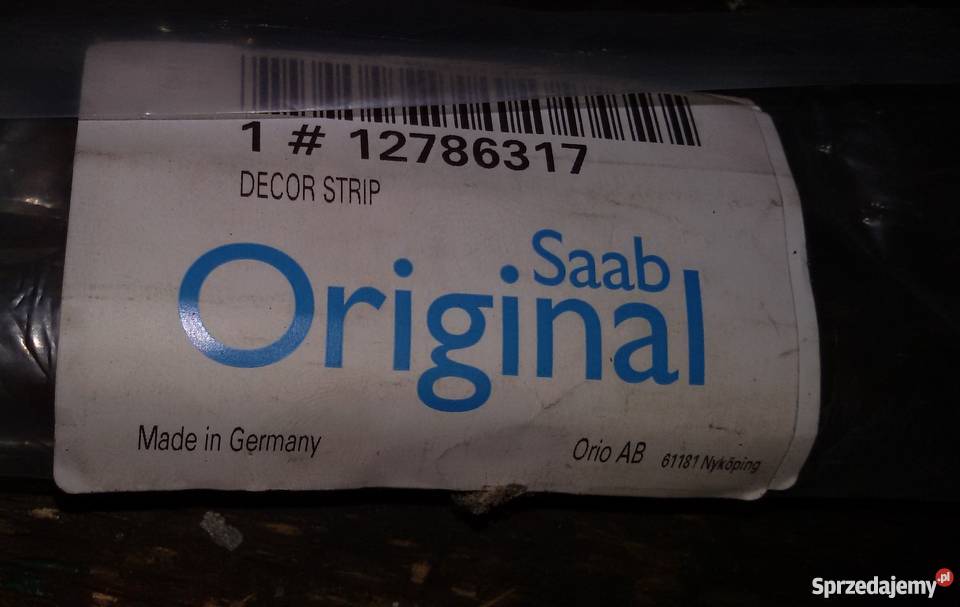 Saab 93 2002r Listwa drzwi przednie prawe śląskie Jaworzno