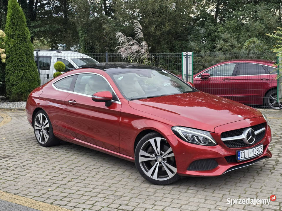 Mercedes C 300 C300 245 Coupe Bezwypadkowa lakier metallic Skępe sprzedam