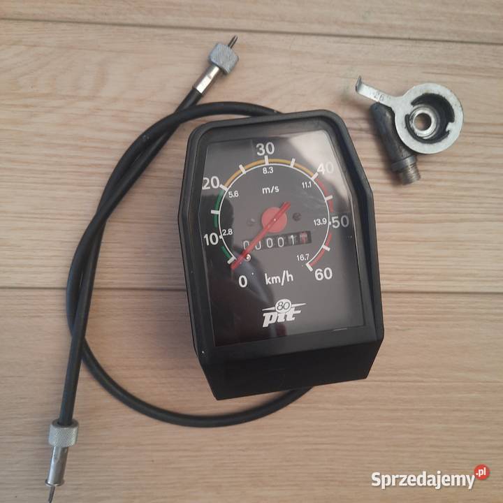 Licznik rowerowy pit60 licznik retro rower Pozostałe Luborzyca