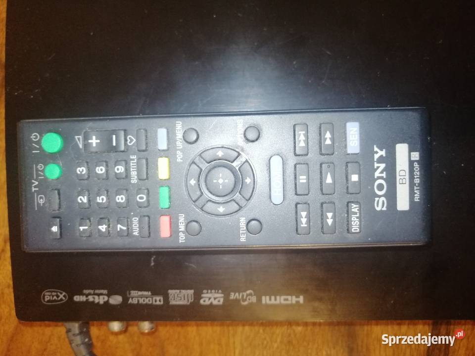 Sony BDPS185 plus pilot BD RMTB120P Zgierz