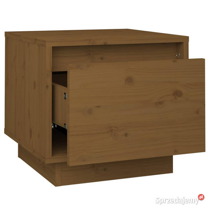 Szafka nocna miodowy brąz 35x34x32 lite drewno mazowieckie sprzedam