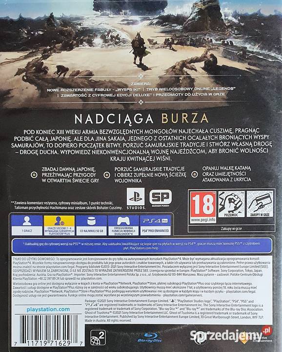 GHOST OF TSUSHIMA DIRECTORS CUT PLAYSTATION 4 4 Kraków