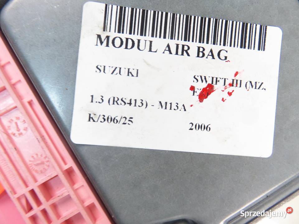 MODUŁ AIRBAG SUZUKI SWIFT III MZ EZ 5WK43538