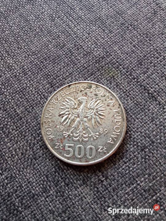 Moneta polska 500 1989r wysyłka Numizmatyka Sosnowiec