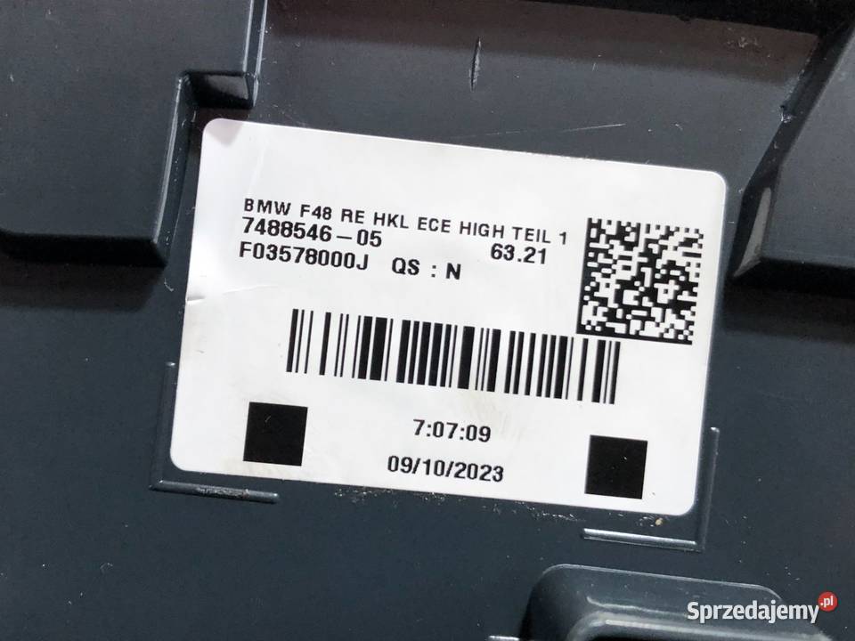BMW X1 F48 20152018 przed liftingiem Lampa tylna Skarżysko-Kamienna