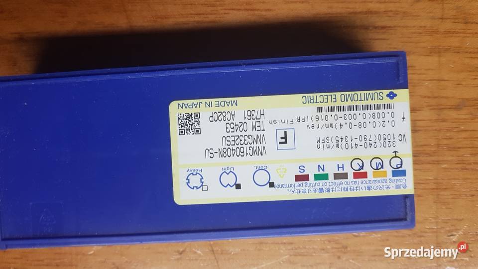 Płytka tokarska VNMG160408NSU AC820P Pozostałe śląskie Gliwice sprzedam