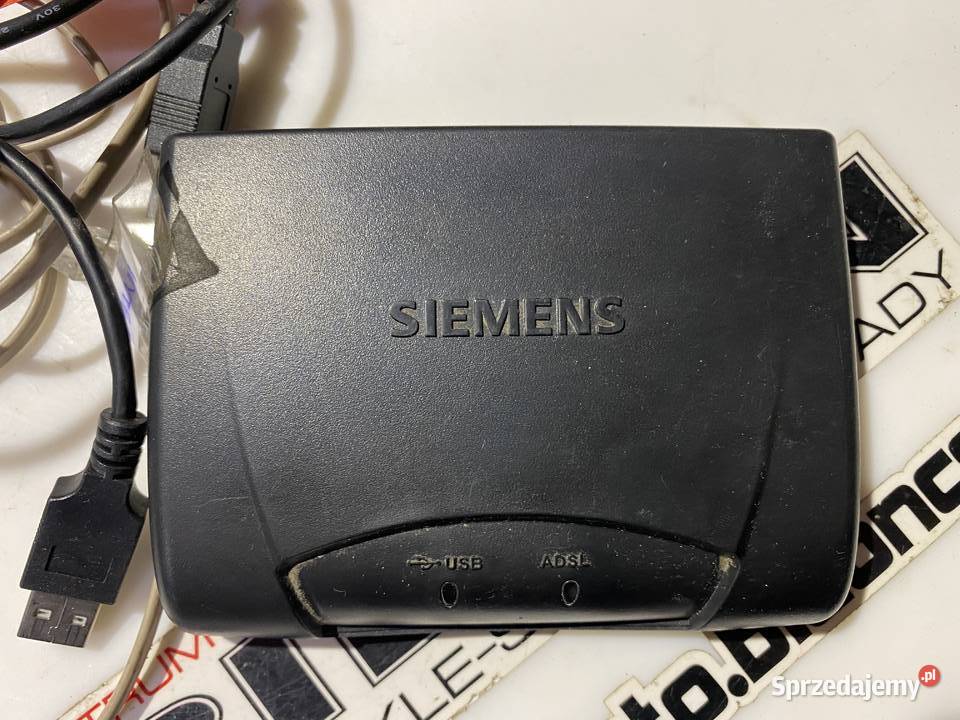 Zestaw instalacyjny z modemem USB Siemens ADSL Kościan sprzedam