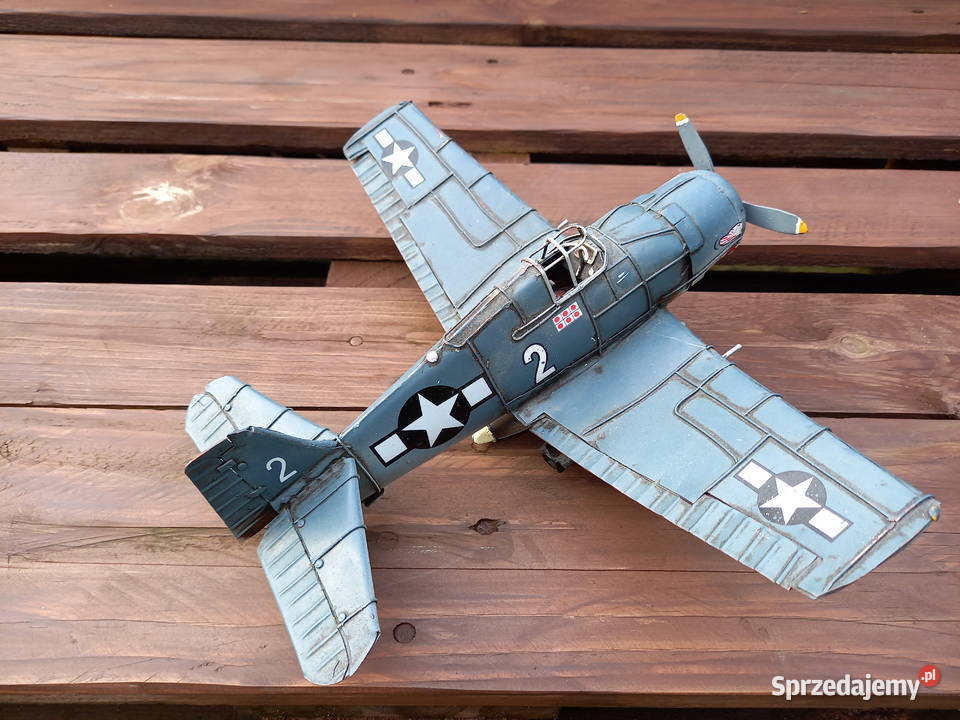 Kolekcjonerski metalowy model samolotu Vought