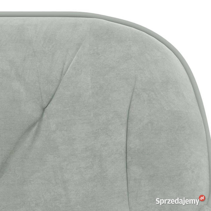 Krzesła stołowe 2 jasnoszare aksamitne WM344845 Warszawa sprzedam
