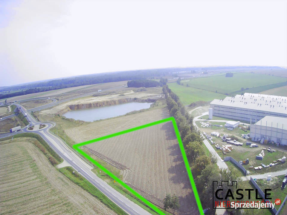 Działka zjeździe na Granowo Trasa S5 Stęszew
