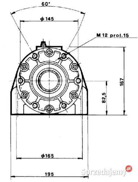 Podpora łożyskowa SAEC SU9FLENSC Kamionna
